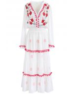  Stay Romance Embroidered Maxi Dress
